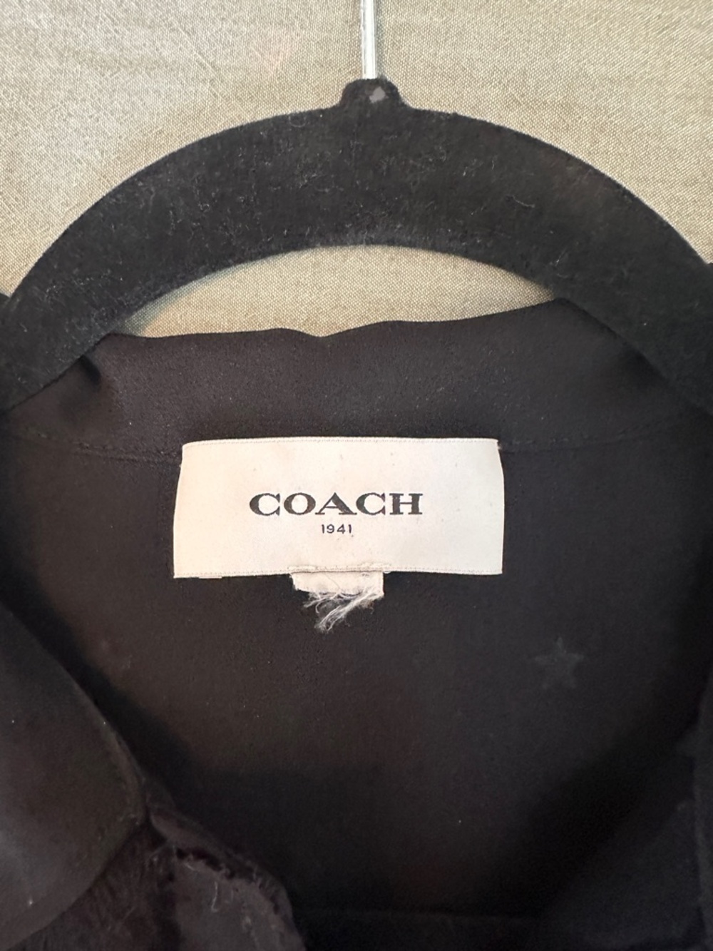 Coach Black Star-Print Mini Dress - Picture 2 of 2